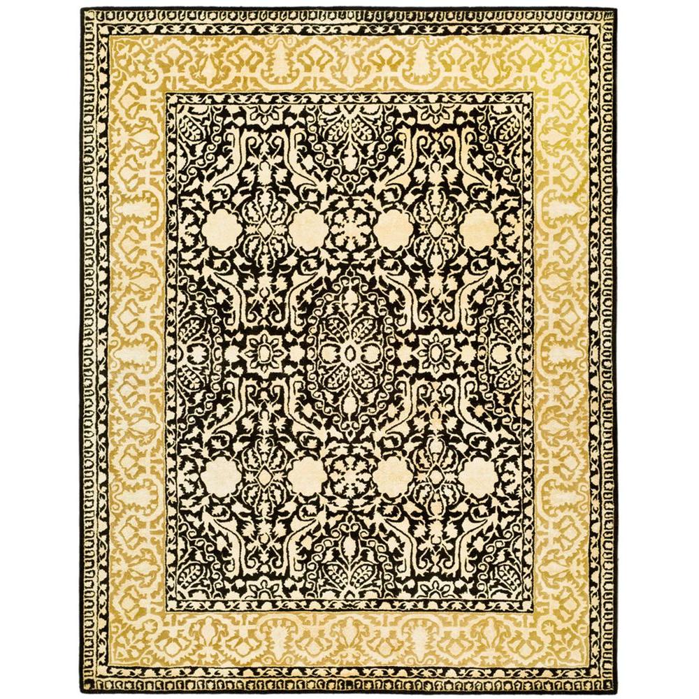 Safavieh Silk Road Black/Ivory 6 ft. x 9 ft. Area RugSKR213B6 The