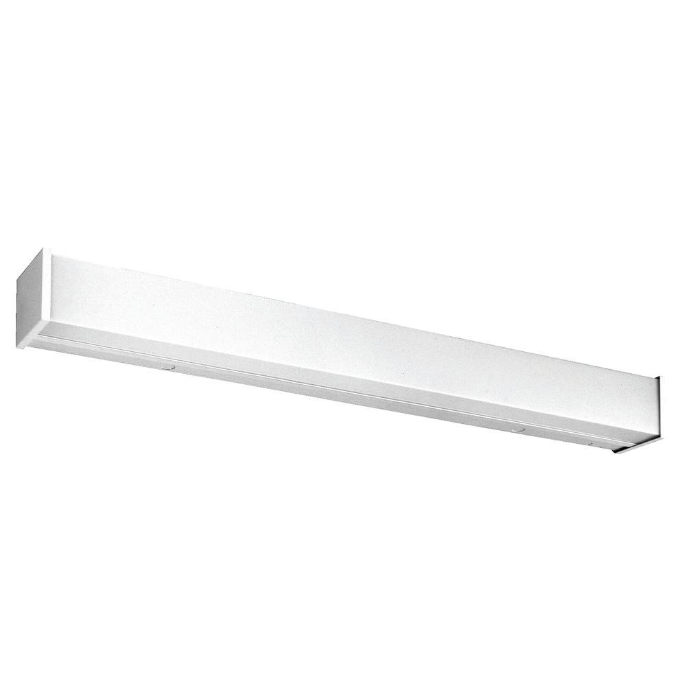 Lithonia Lighting 4 ft. 2Light Wall or Ceiling Mount Fluorescent Commercial Wall BracketWC 2