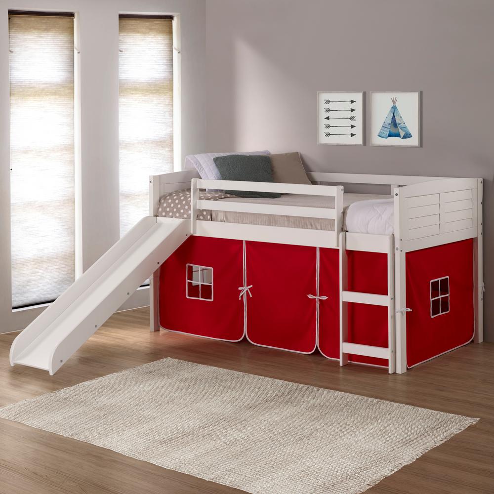 bunk bed for girl with slide