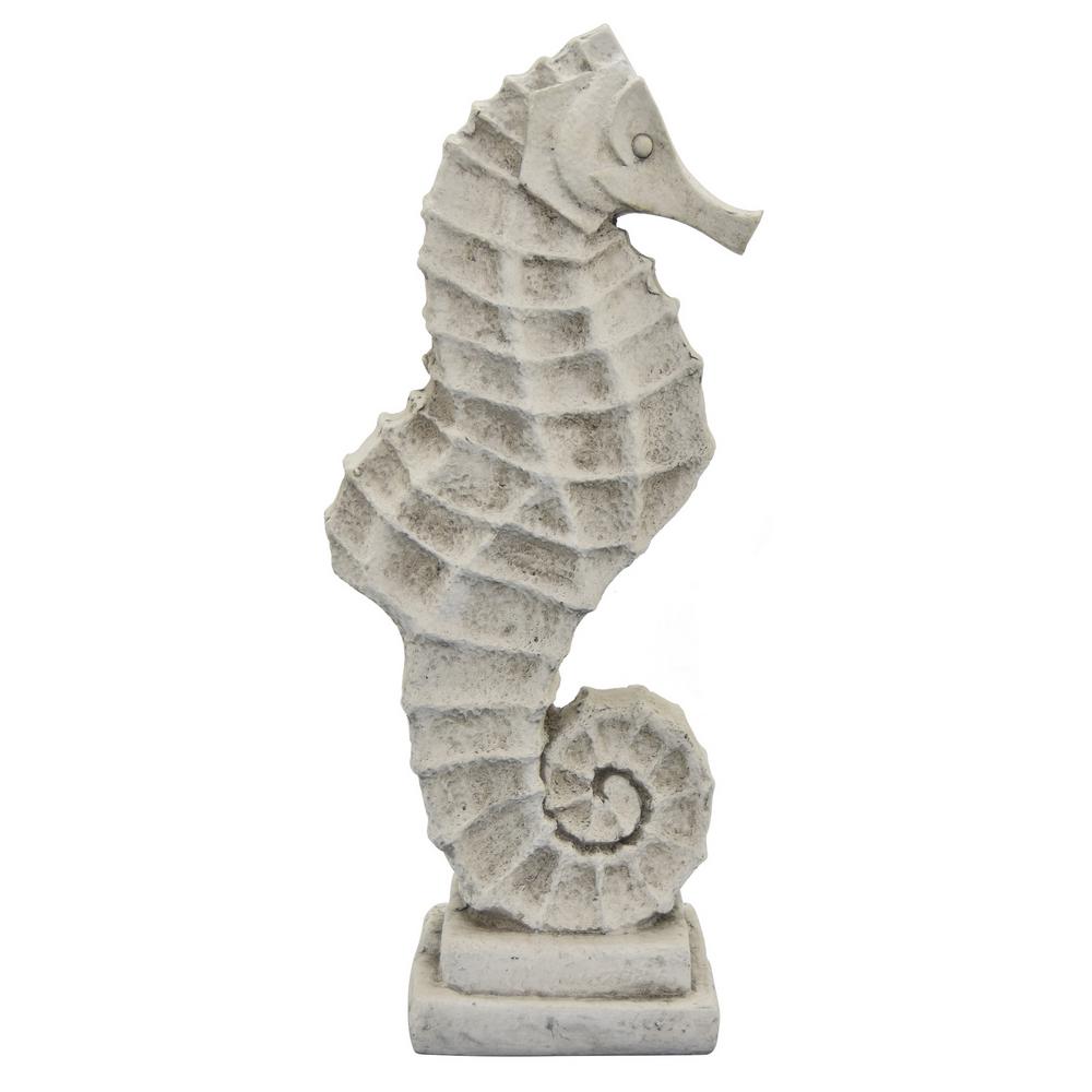 garden seahorse statue