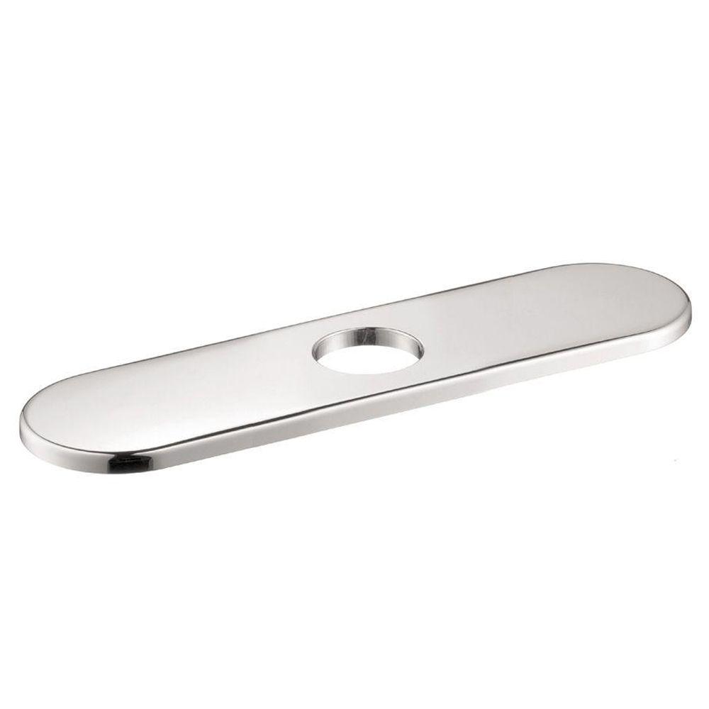 Hansgrohe 10 In Polycarbonate Kitchen Base Plate Chrome 14019001 Polycarbonate Kitchen Base Plate In Chrome