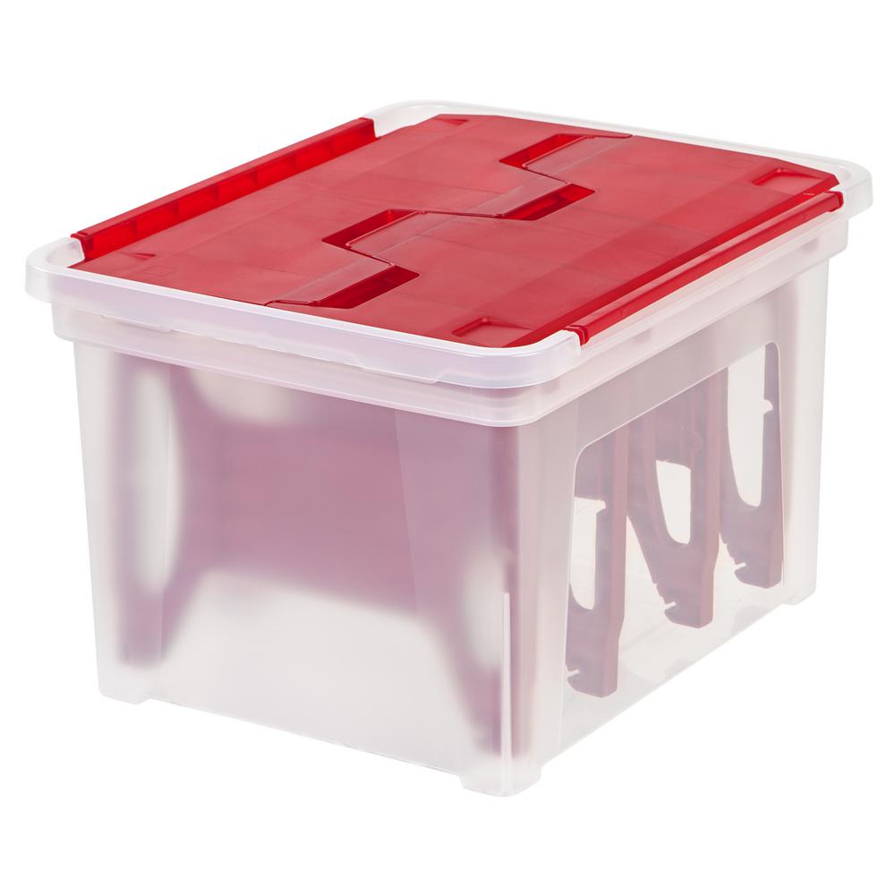 IRIS Christmas Light Storage Box with 4Light Wraps139591 The Home Depot