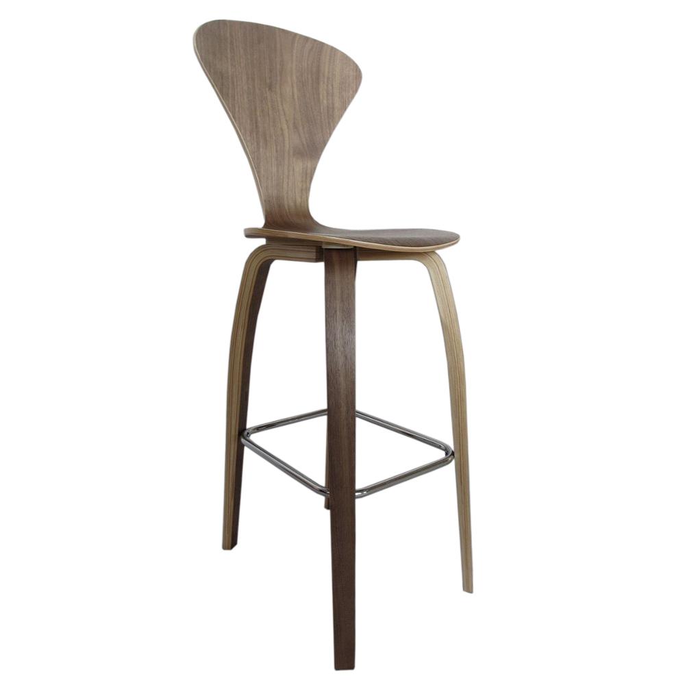 30 In Walnut Wooden Bar Chair Fmi9253 The Home Depot Undefined 30 In Walnut Wooden Bar Chair