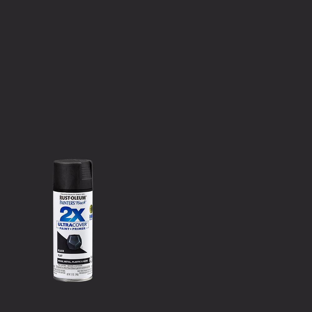 Black Flat/Matte Spray Paint Paint The Home Depot