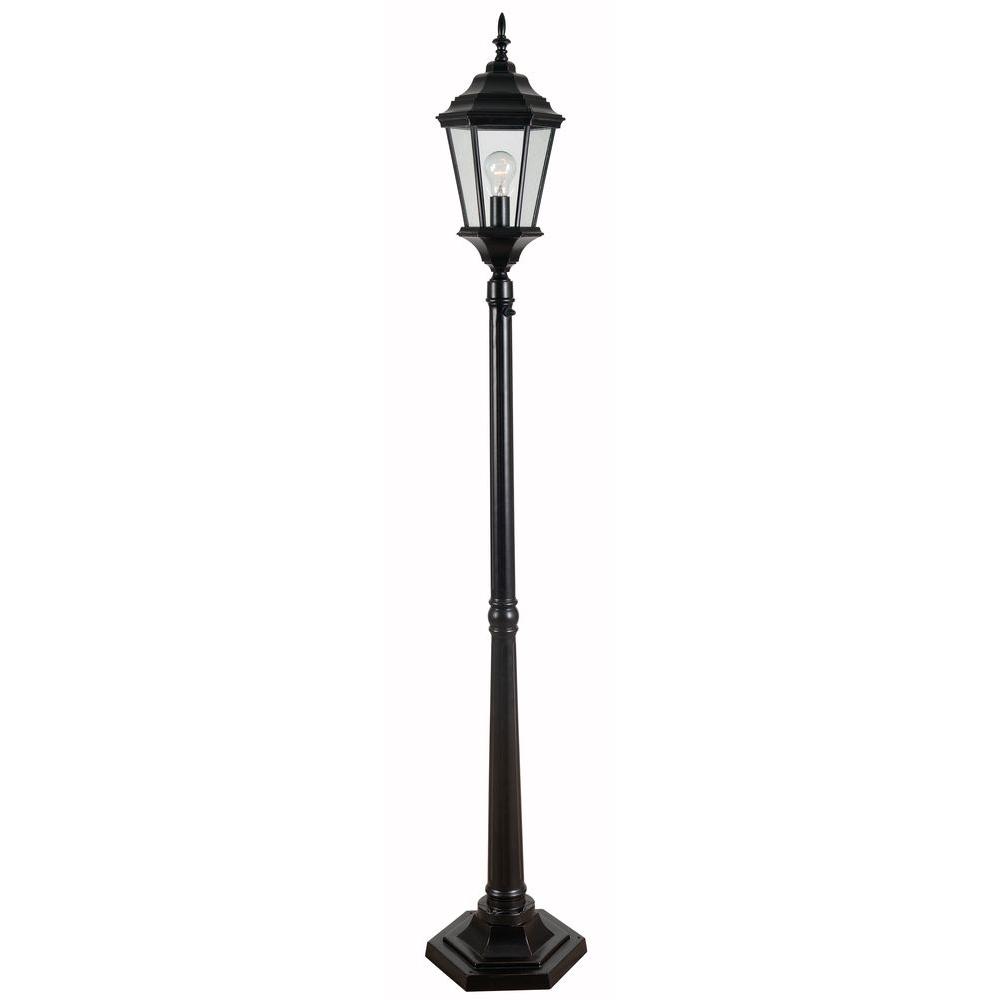 Kenroy Home Villa Bronze Portable Post Lantern-93432ORB - The Home Depot