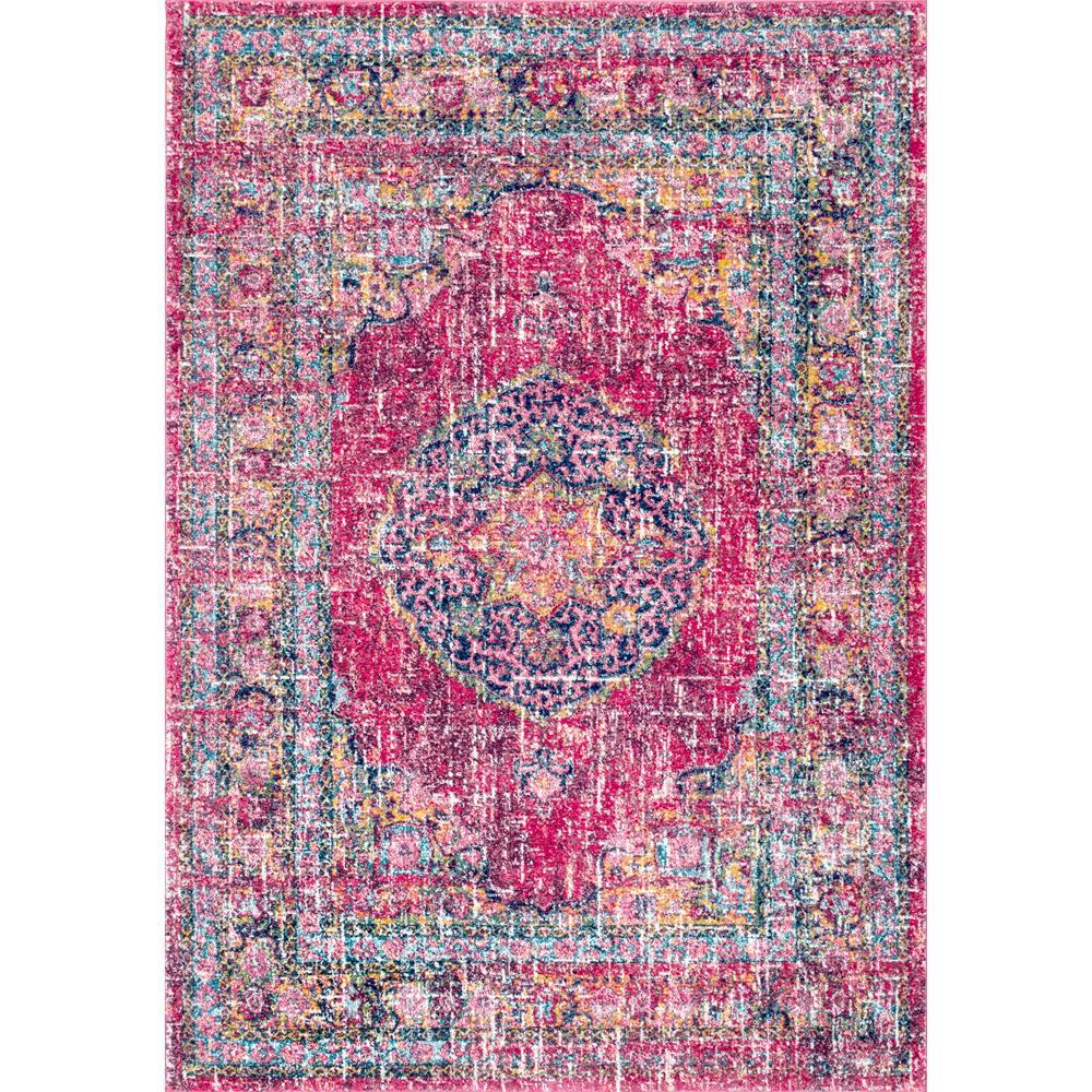 NuLOOM Arla Persian Vintage Fuchsia 9 Ft. X 12 Ft. Area Rug-RZBD42A ...