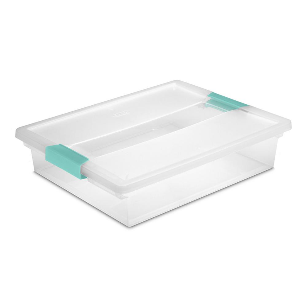 long storage box with lid