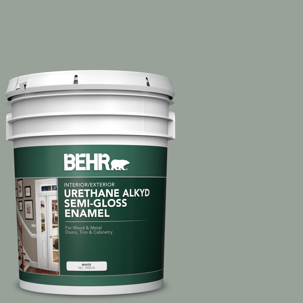 BEHR 5 gal. 700F4 Pinedale Shores Urethane Alkyd Semi