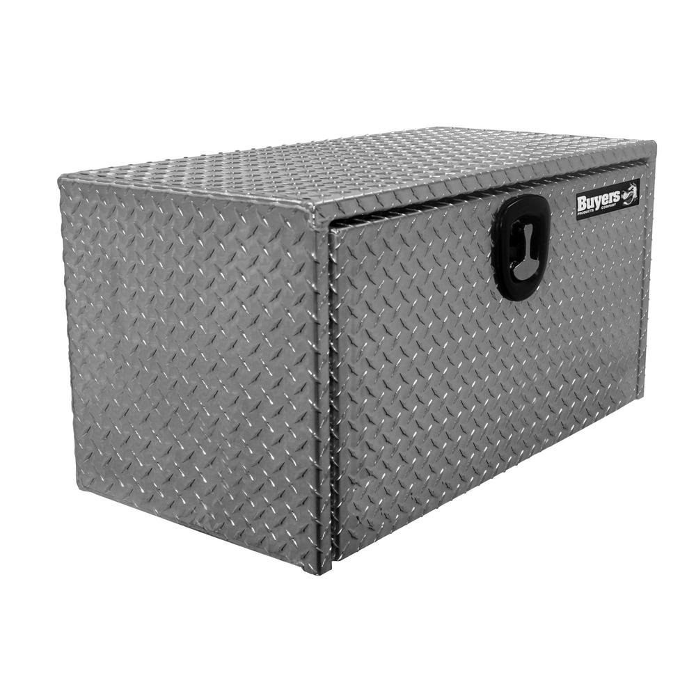Buyers Products 1725153 Black 14 x 12 x 30 Powder Coated Aluminum Underbody Truck Box