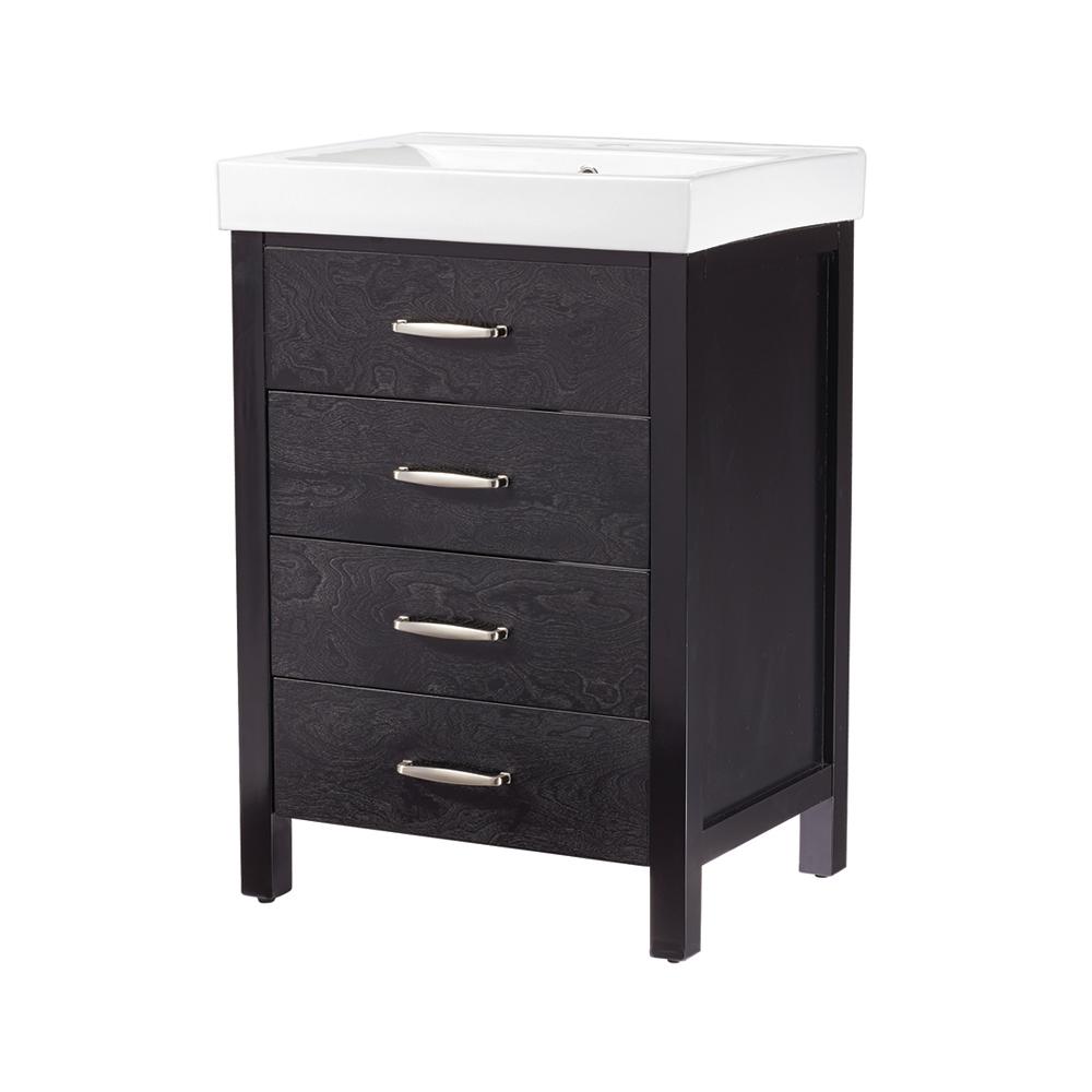 Vessel Bathroom Vanities Bath The Home Depot D Bath Vanity In Espresso With Vitreous