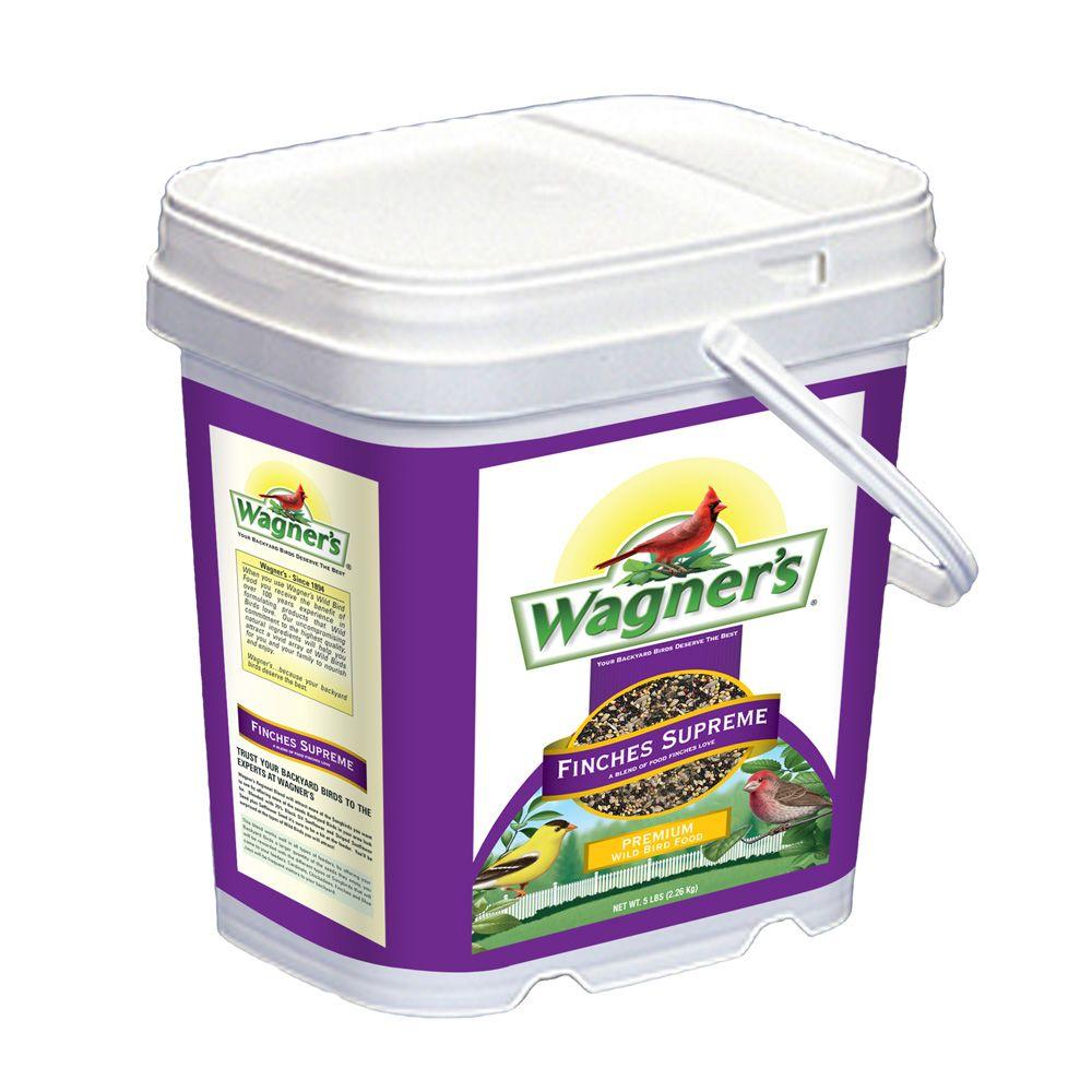 Wagner's 9.5 lb. Finches Supreme Wild Bird Food Bucket-42068 - The Home Depot