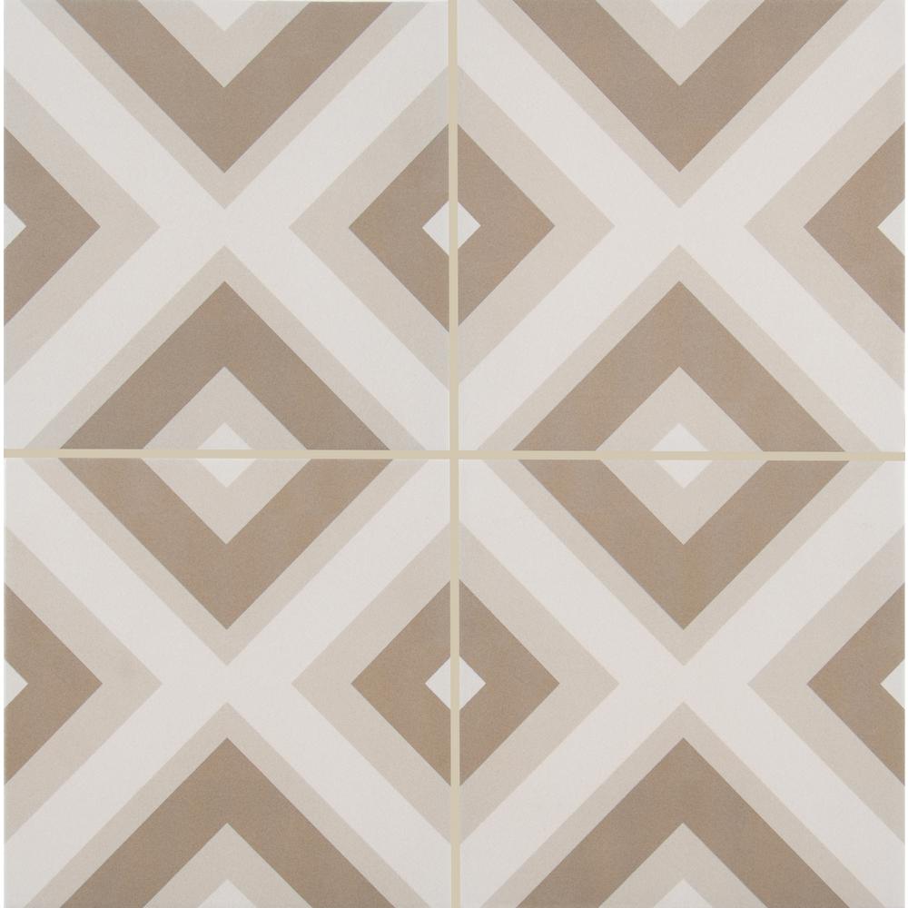 MSI Minta Encaustic 8 in. x 8 in. Matte Porcelain Floor and Wall Tile