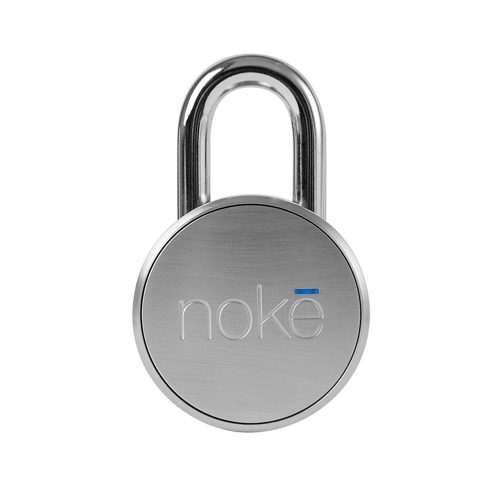 Noke WaterResistant Smart Bluetooth Padlock, SilverFNAPS The Home Depot