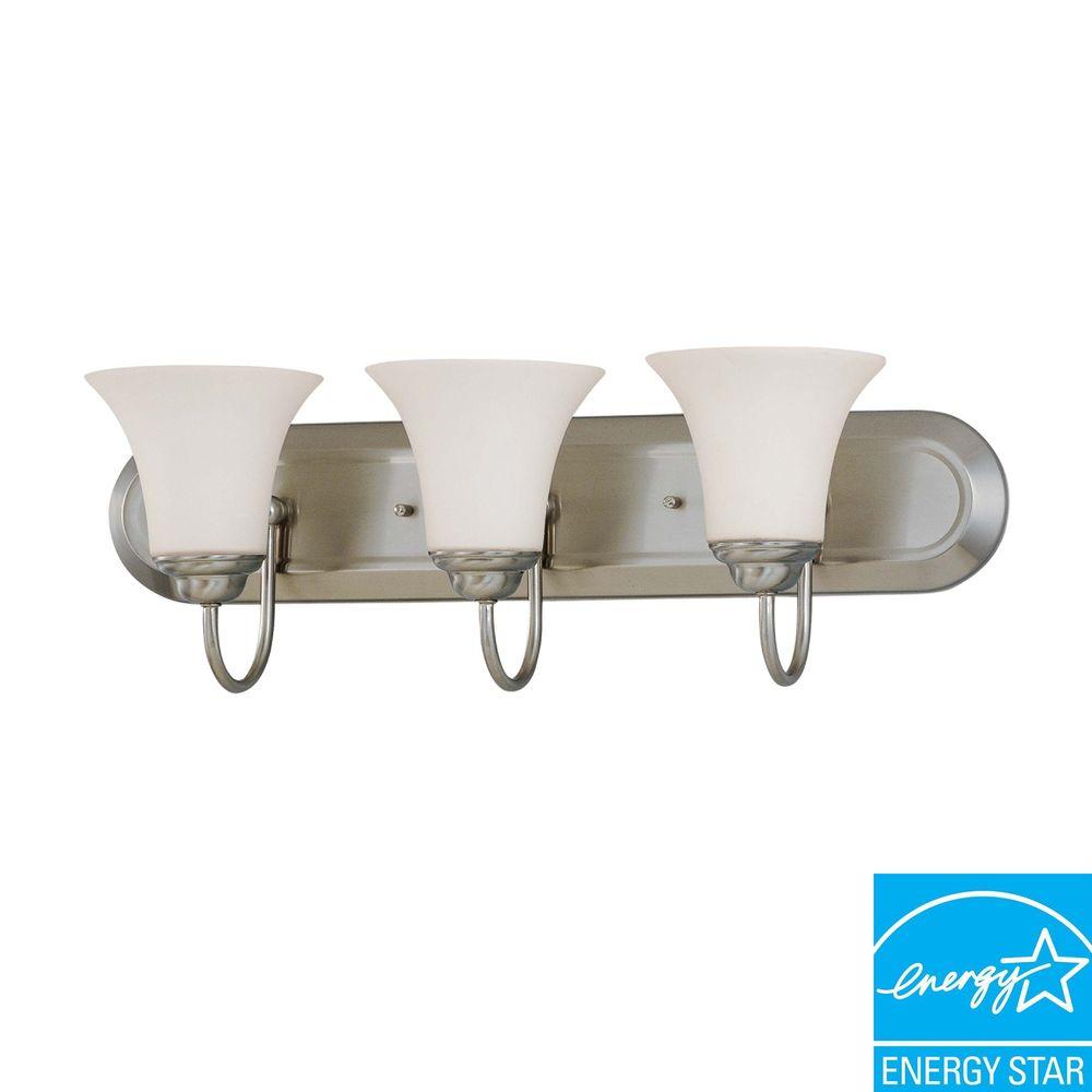 Livex Lighting 1Light Brushed Nickel Candelabra Bath Vanity Light4720