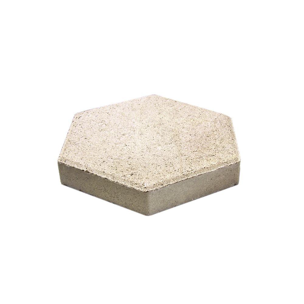 Tileco 12 In X 12 In Hexagon Concrete Patio Block Step Stone Pbh