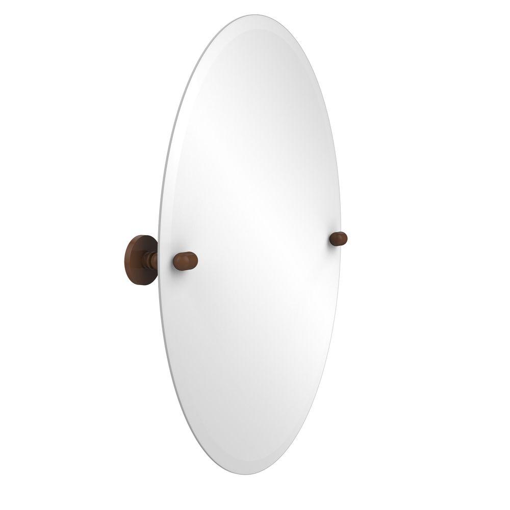 Allied Brass Retro Dot Collection 21 In X 29 Frameless Oval Allied Brass Retro Dot Collection 21 In