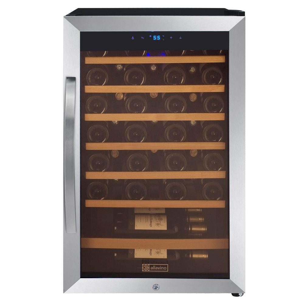 Allavino 48Bottle Wine RefrigeratorCDWR481SWT The Home Depot