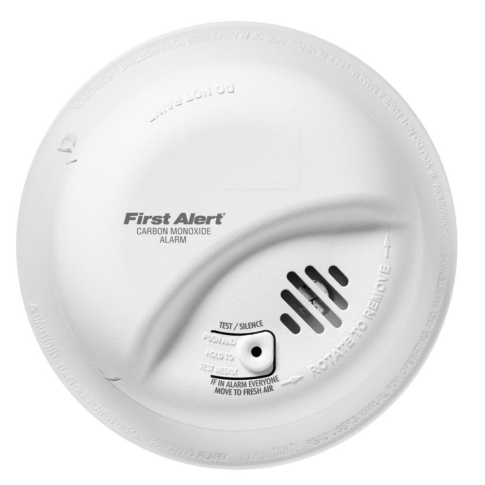 First Alert Hardwired Interconnected Carbon Monoxide Alarm with Battery
