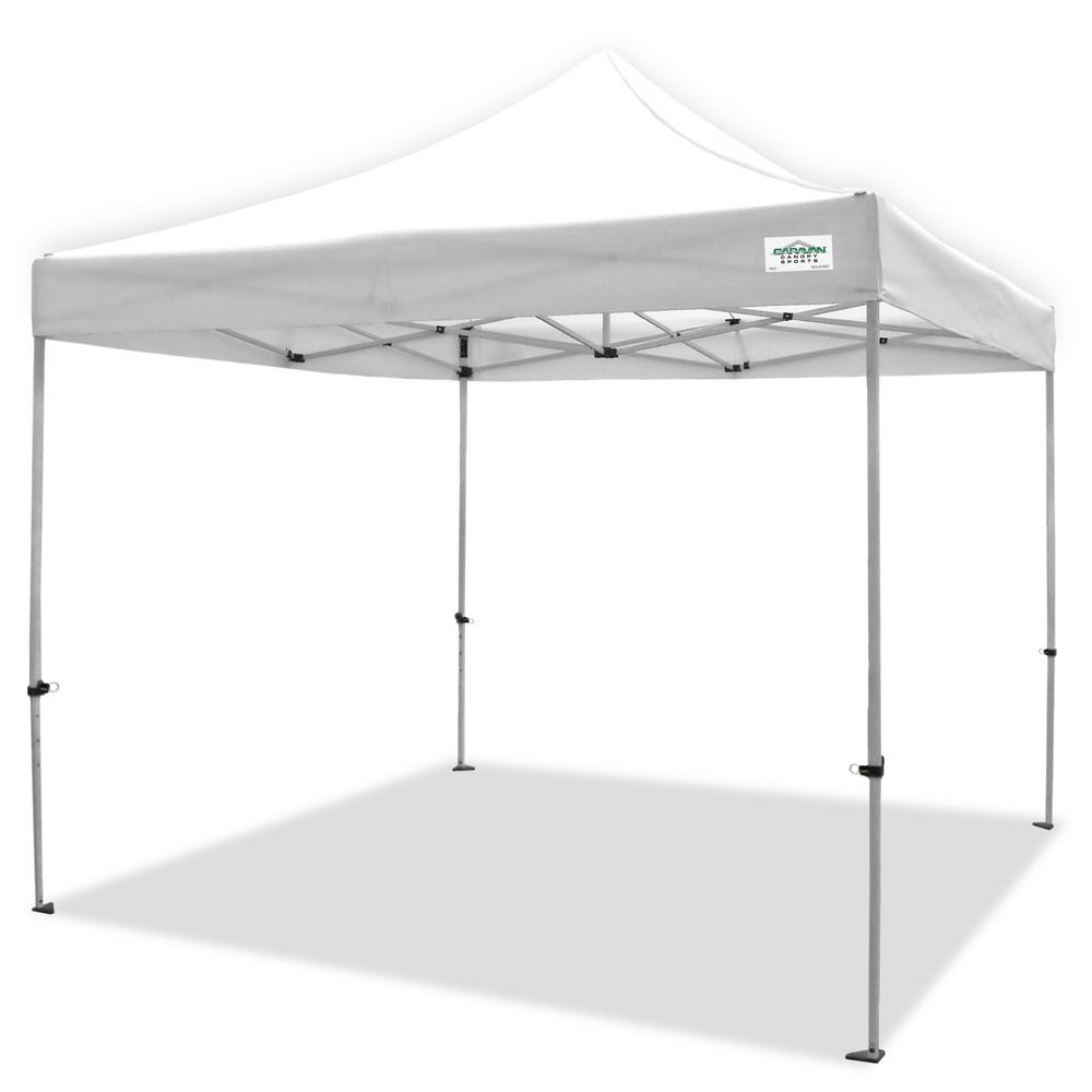 Everbilt NS100 10 ft. x 10 ft. Red Instant Canopy Pop Up TentNS CLIA