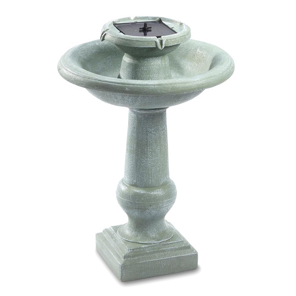 Smart Solar Chatsworth Weathered Stone 2 Tier On Demand Chatsworth Weathered Stone 2 Tier Solar