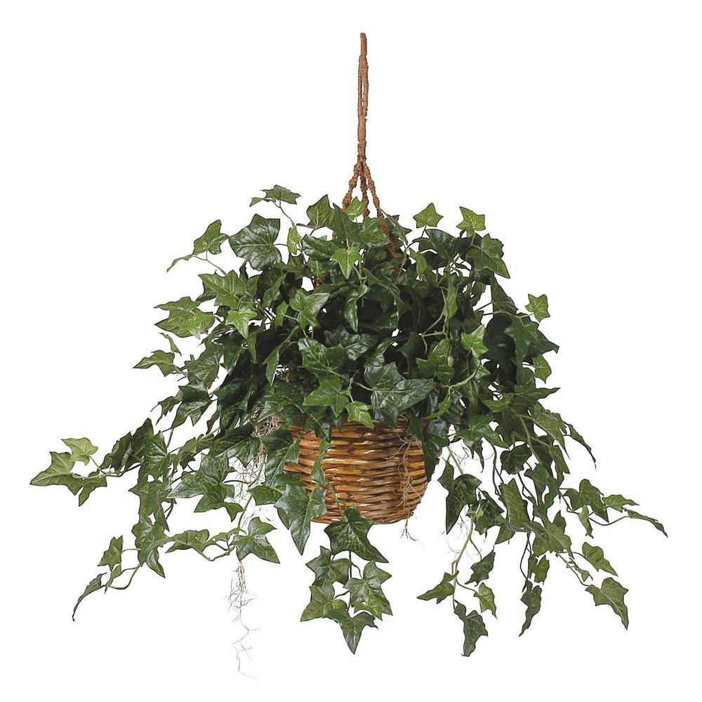 Nearly Natural 6607 Spider Hanging Basket Silk Plant