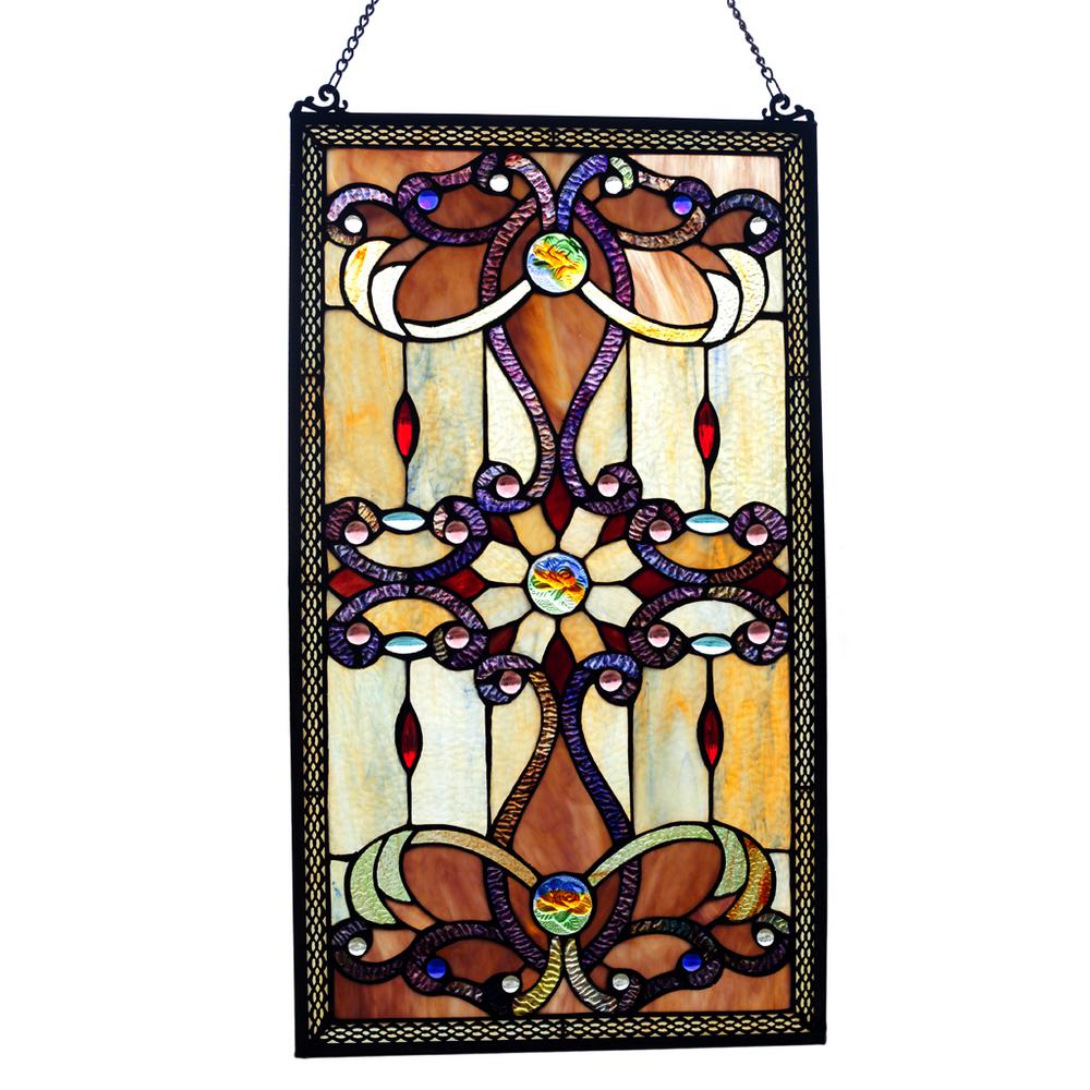 decorative stained glass window panels