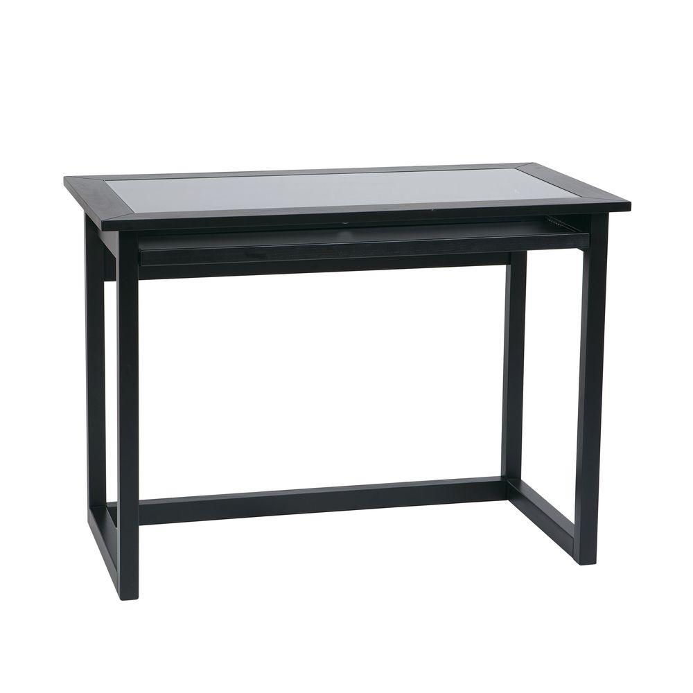 Ospdesigns Dark Brown Desk Md2542 The Home Depot Ospdesigns Dark Brown Desk