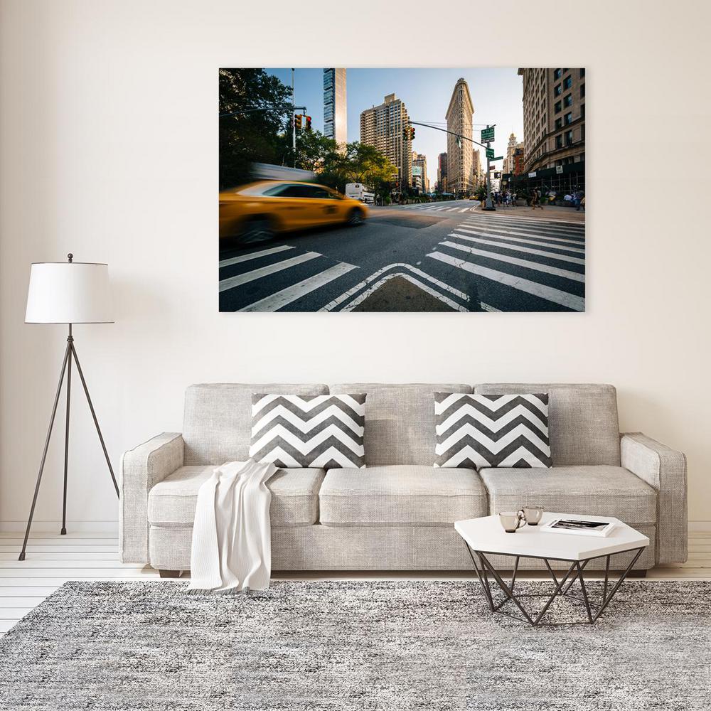 24 In X 36 Taxi On Broadway And The Flatiron Building Taxi On Broadway And The Flatiron Building