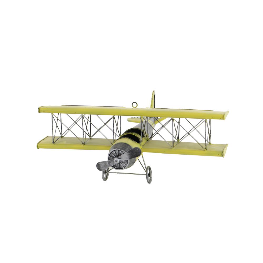 Litton Lane Yellow And Black Vintage Hanging Metal Airplane Wall Decor 23 In X 9 69858 The Home Depot - Vintage Metal Airplane Wall Decor Litton Lane Yellow And Black Vintage Hanging Metal Airplane Wall Decor 23 In X 9 69858 The Home Depot - Vintage Metal Airplane Wall Decor