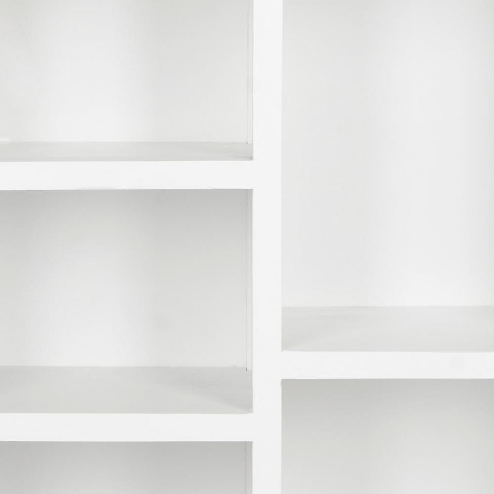 Safavieh Maralah White Open Bookcase Amh6634b The Home Depot
