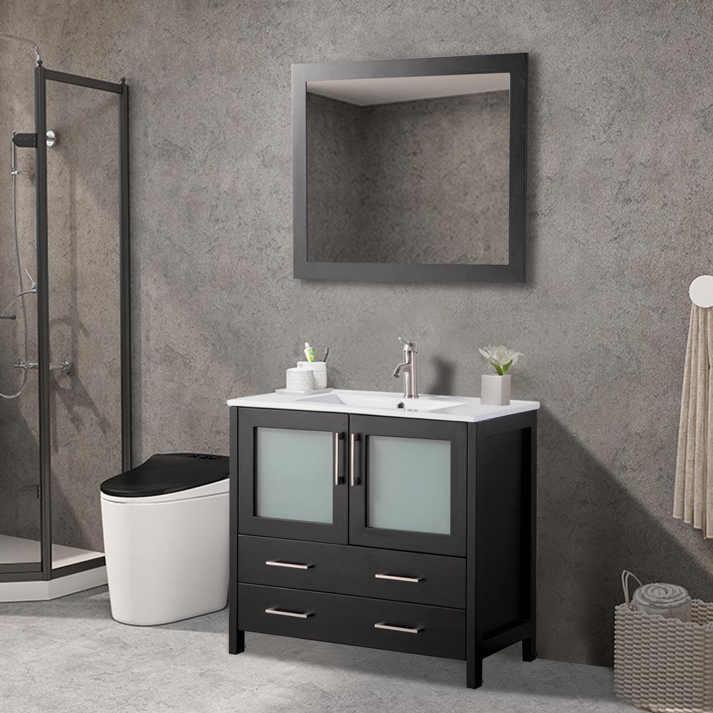 Black Bathroom Vanities Bath The Home Depot Black Bathroom Vanities Bath The