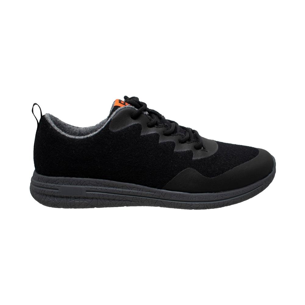 Black Wool Casual Shoes-AP1001-M120 