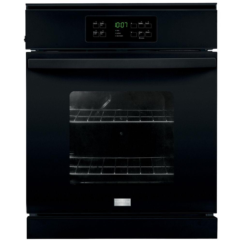 UPC 012505801792 product image for 24 in. Single Electric Wall Oven Self-Cleaning in Black | upcitemdb.com