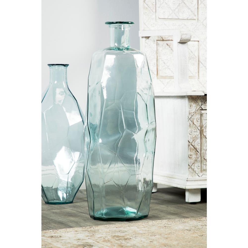 Litton Lane Extra Large Decorative Soda Lime Glass Flower Vase