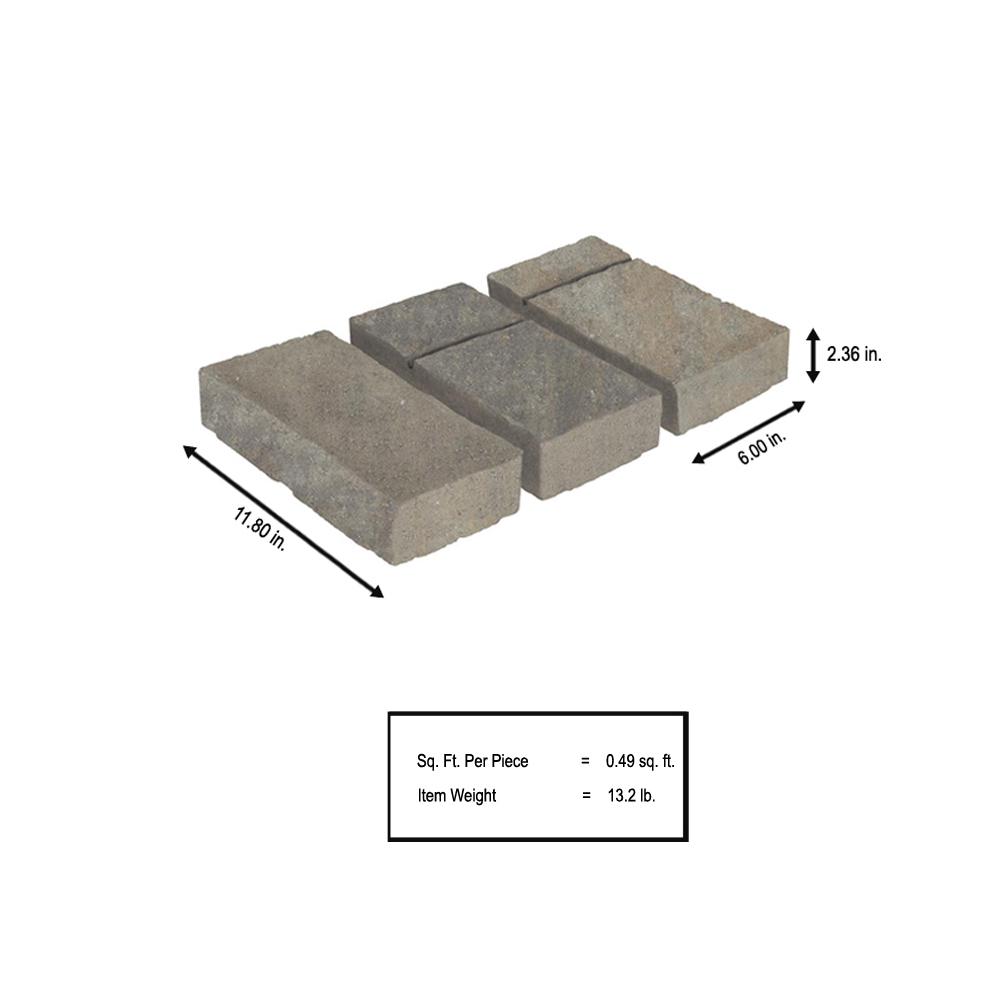 Valestone Hardscapes Domino 11 75 In X 6 2 25 Victorian Blend Beige Gray Concrete Paver 10500778 The Home Depot - 24×24 Patio Pavers Home Depot Valestone Hardscapes Domino 11 75 In X 6 2 25 Victorian Blend Beige Gray Concrete Paver 10500778 The Home Depot - 24×24 Patio Pavers Home Depot