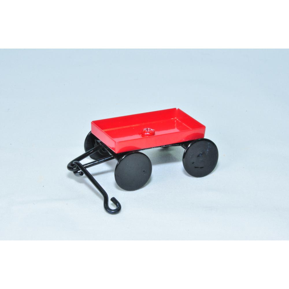 miniature red wagon