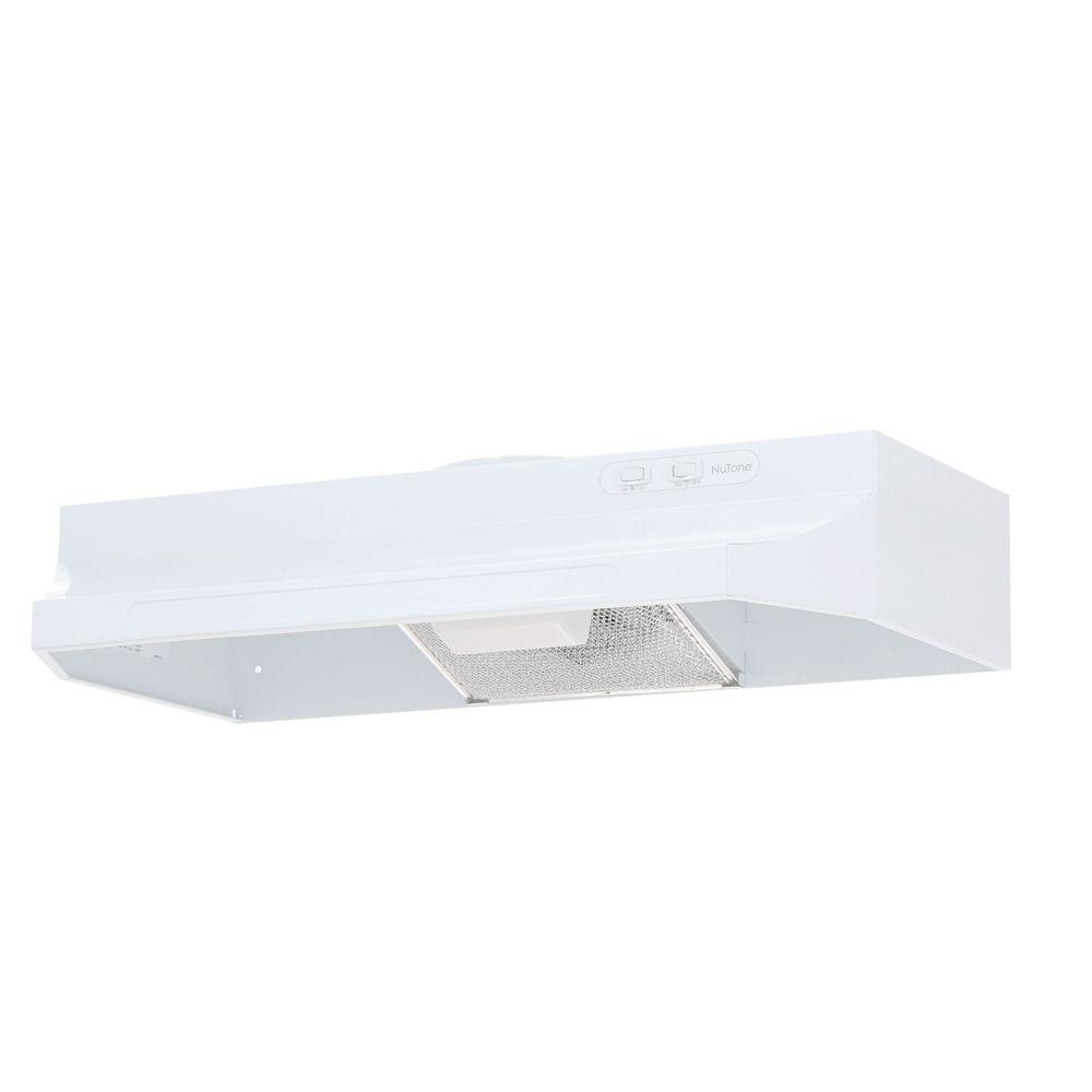 Nutone Rl6300 Series 30 In Under Cabinet Range Hood With Light White