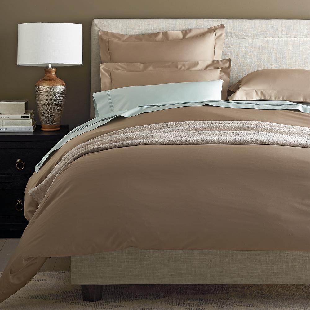 The Company Legends Taupe Egyptian Cotton King Duvet The Company Legends Taupe Egyptian Cotton King Duvet Cover D1x6 K Home Depot