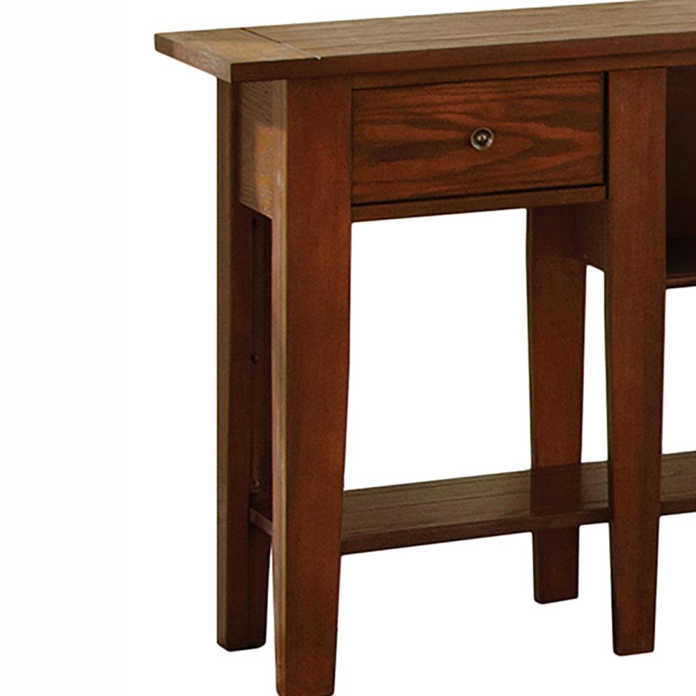 Desoto Red Oak Sofa Table DE200S The Home Depot