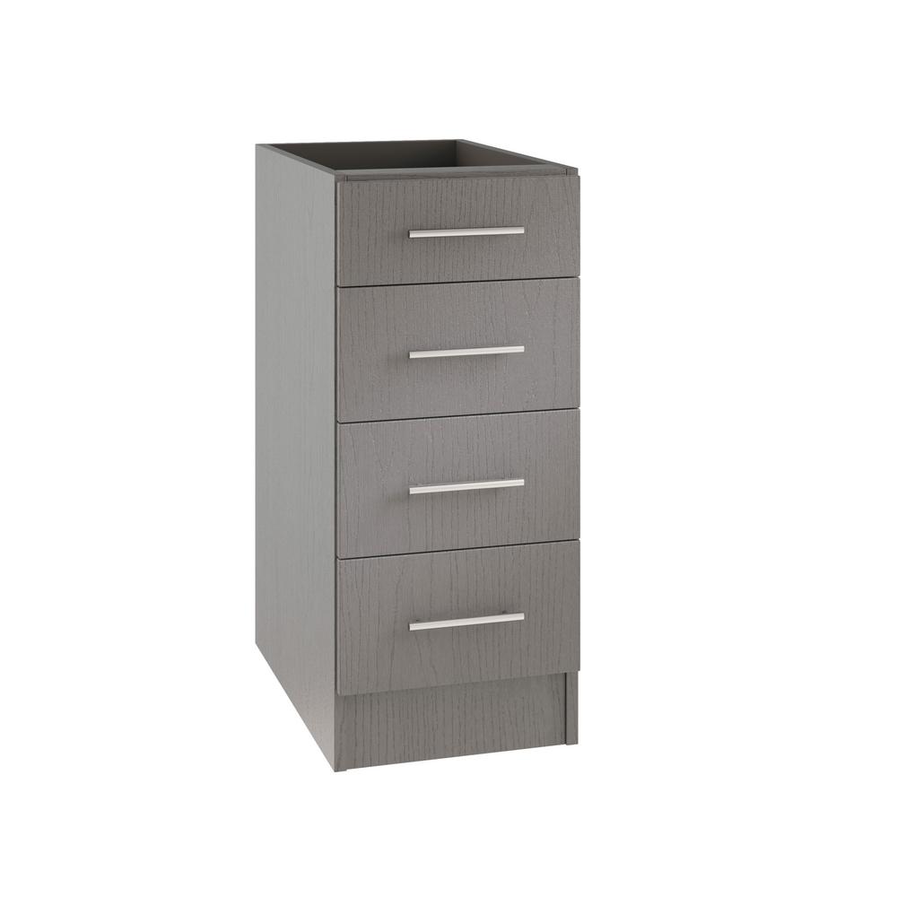 Key West Base Cabinets in Rustic Gray - Kitchen - The Home Depot