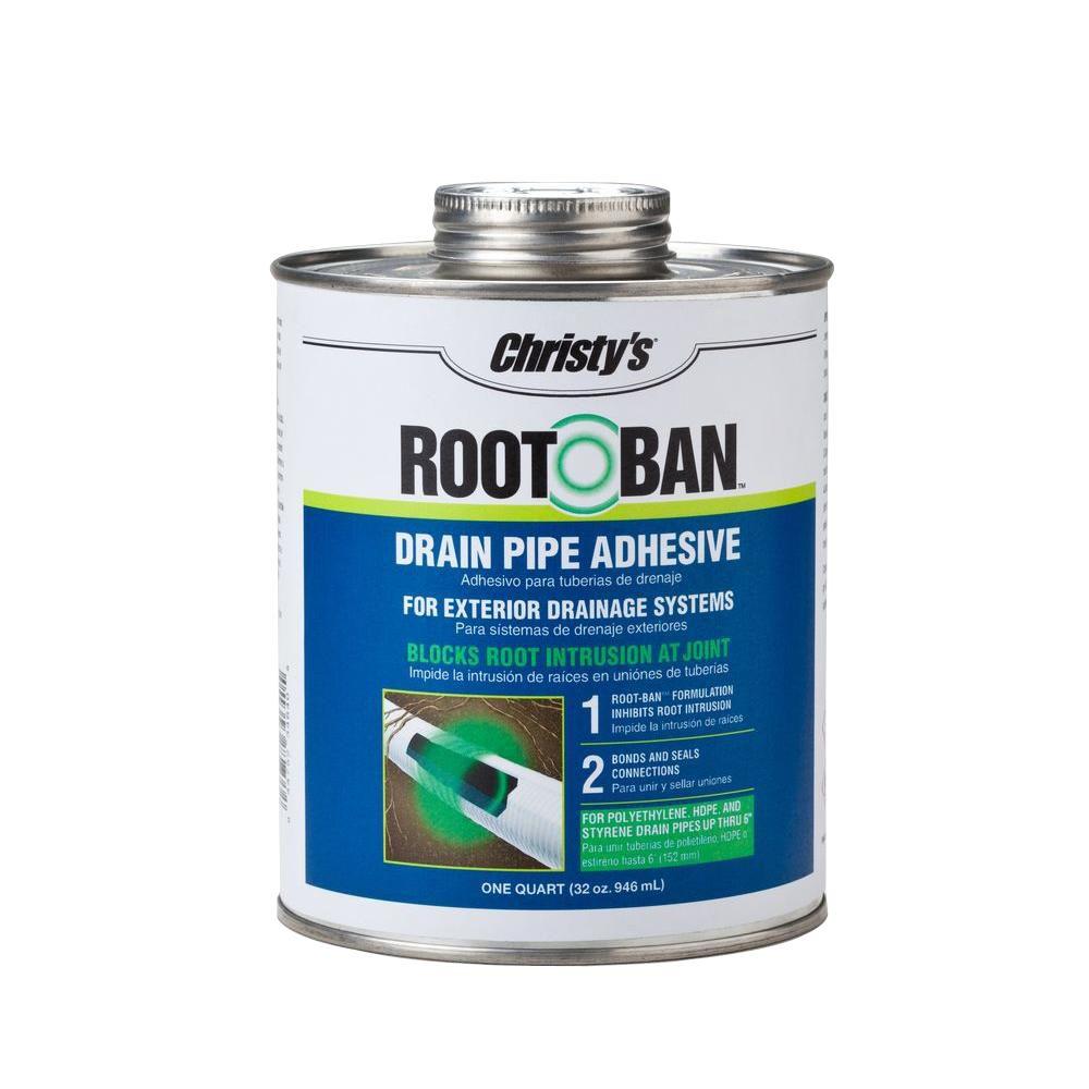 Christy's 32 oz. RootBan Drain Adhesive34640 The Home Depot