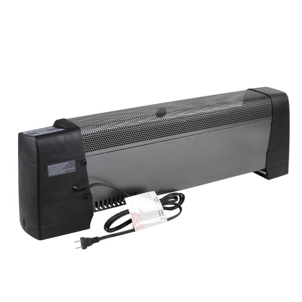 30 in. Electric Digital Convection Floor Baseboard Heater Portable 750/