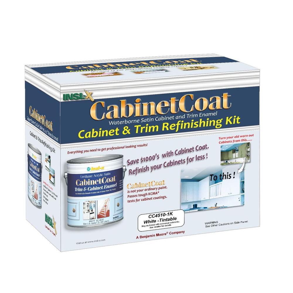 Insl X Cabinet Coat 1 Gal Kit Includes White Trim And Cabinet