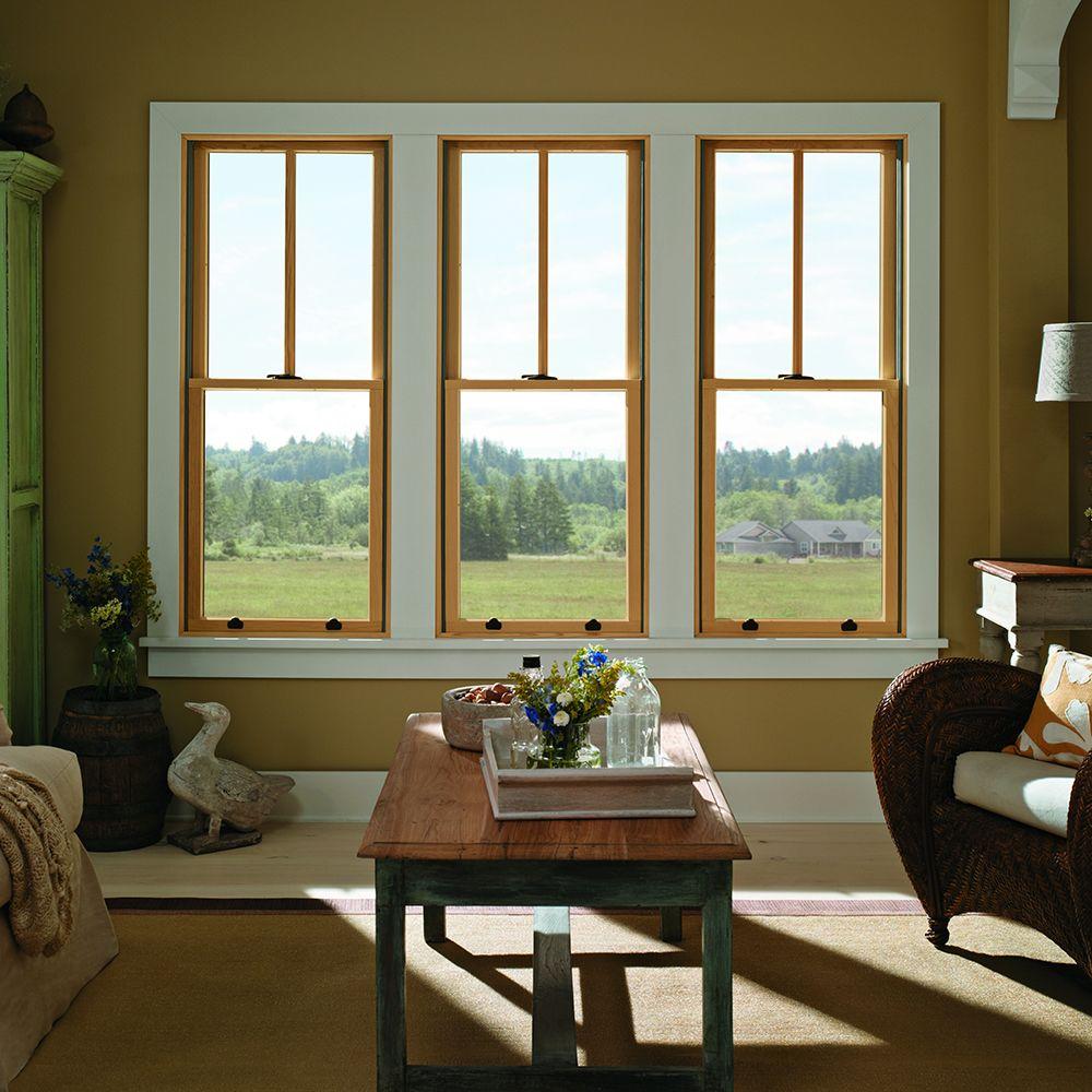 Andersen 37 625 In X 52 875 In 400 Series Double Hung Wood