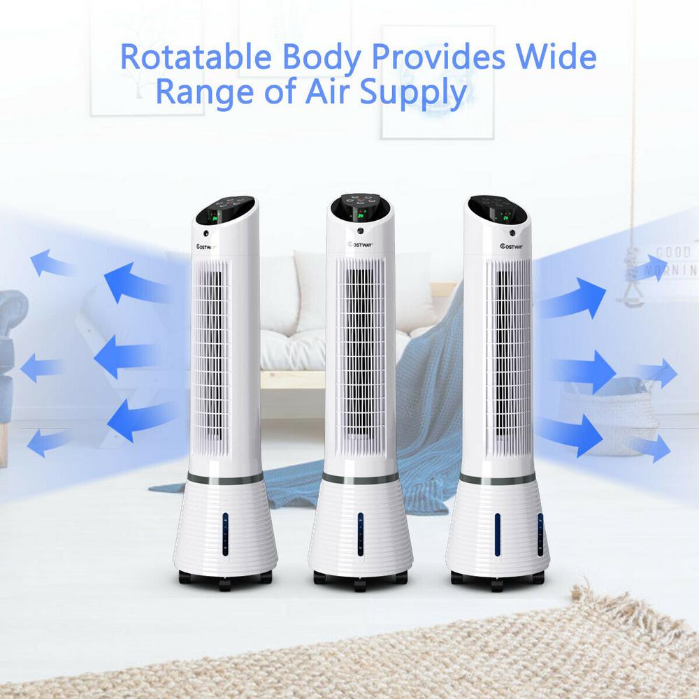 tower fan with ice chamber