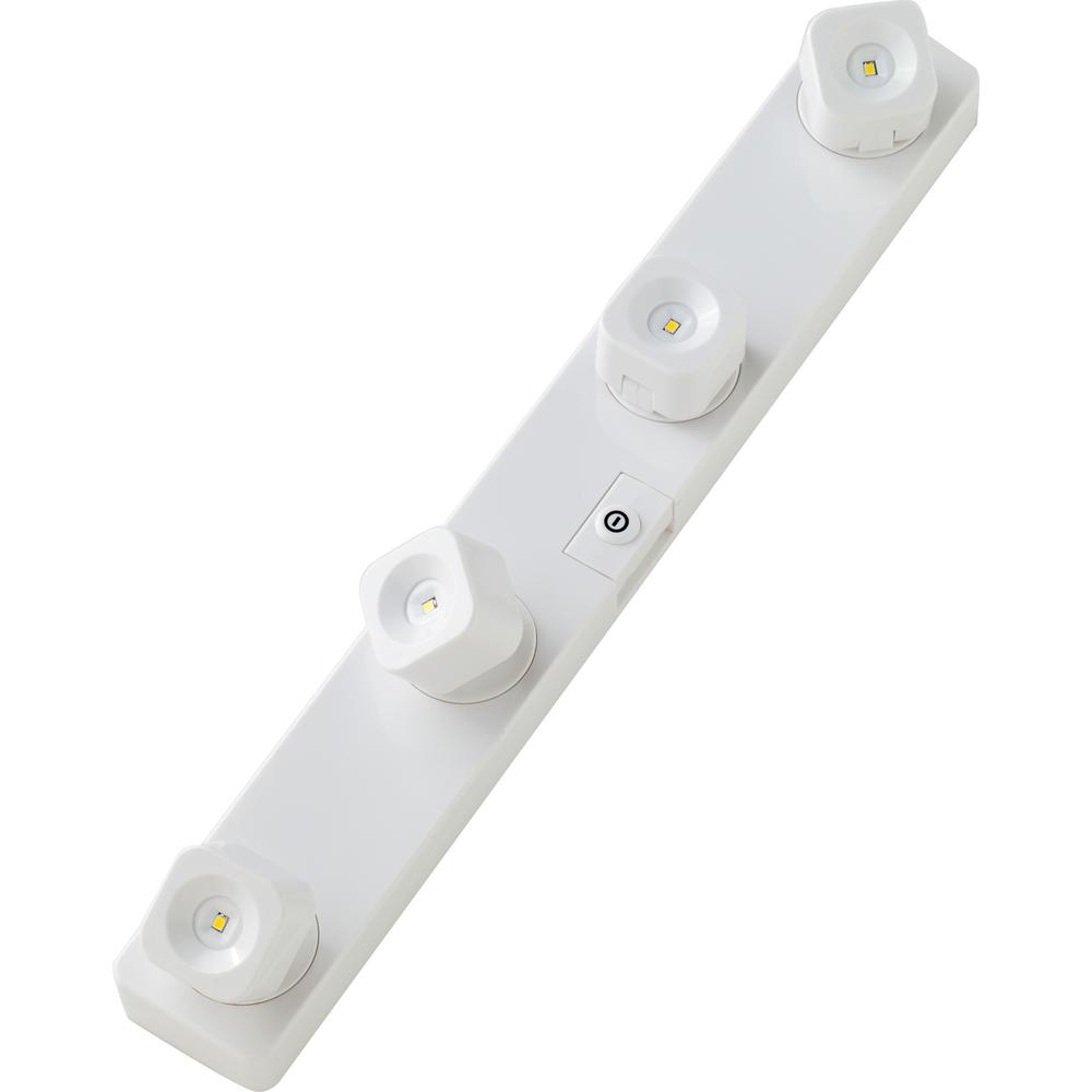 14 5 In White Wireless Rc Integrated Led Track Lighting Kit 14 5 In White Wireless Rc Integrated Led Track Lighting Kit