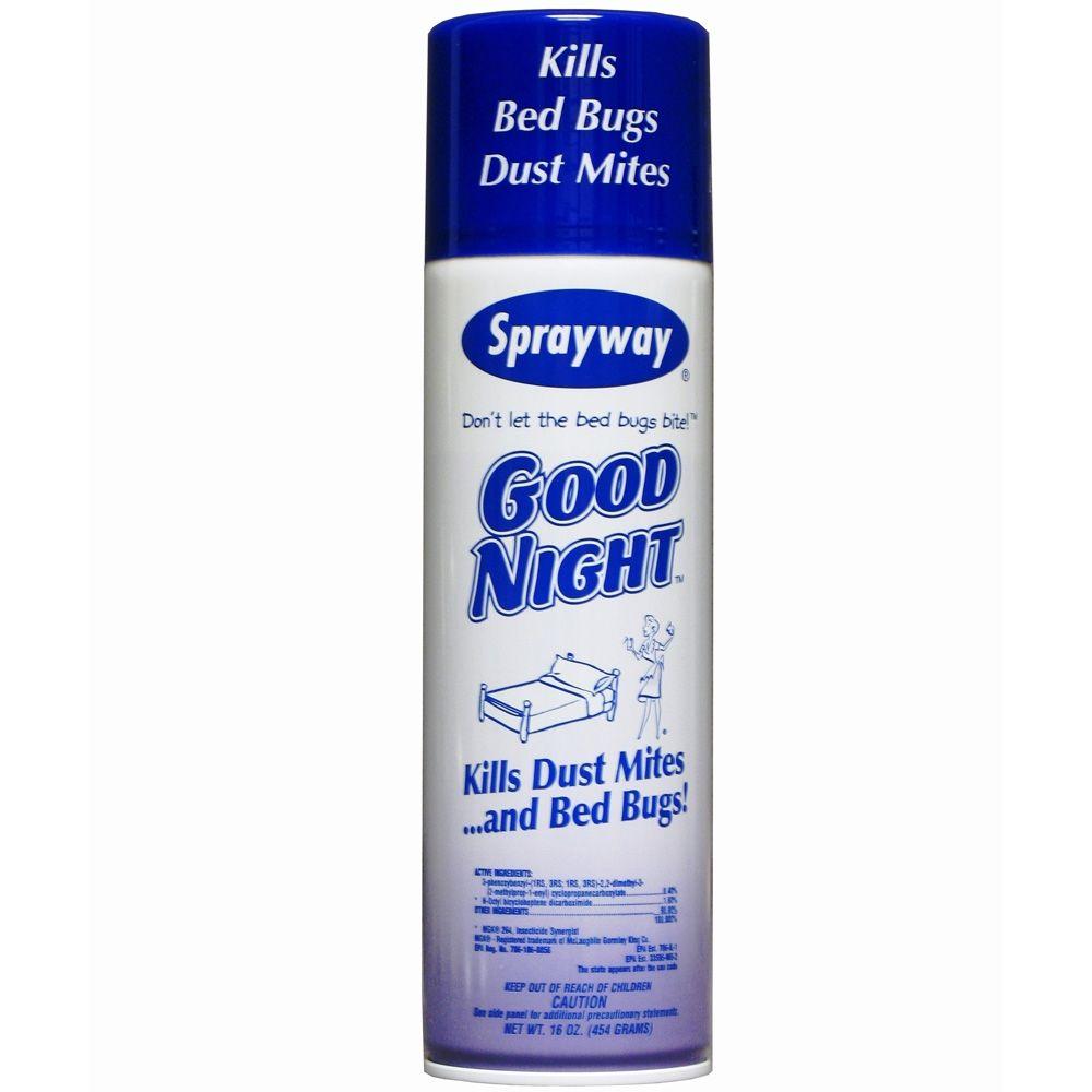 Sprayway 16 Oz Good Night Ready To Use Dust Mite And Bed Bug Sprays