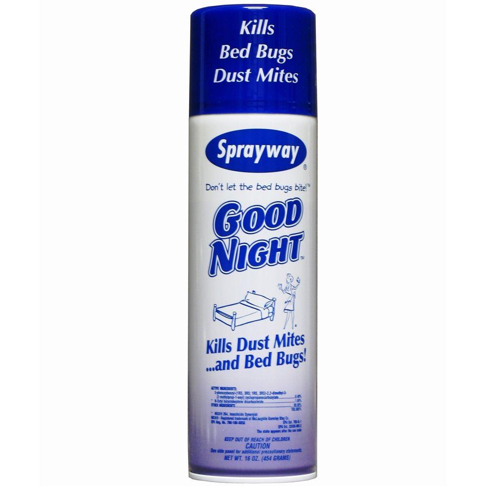 Bed Bug Spray Home Depot >> Sprayway 16 oz. Good Night Bed Bug and Dust Mite Spray-SW003R - The Home Depot Bed Bug Spray Home Depot >> Sprayway 16 oz. Good Night Bed Bug and Dust Mite Spray-SW003R - The Home Depot