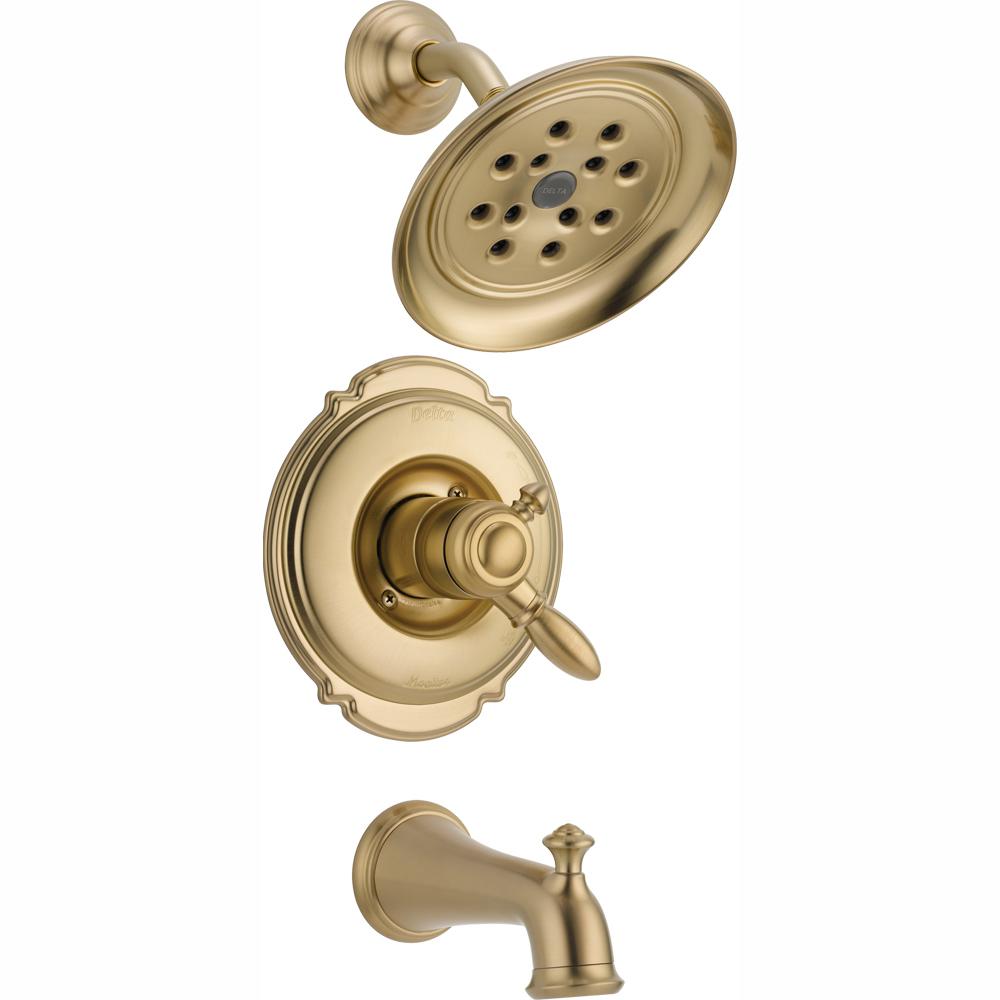 Delta Victorian 1Handle Tub and Shower Faucet Trim Kit in