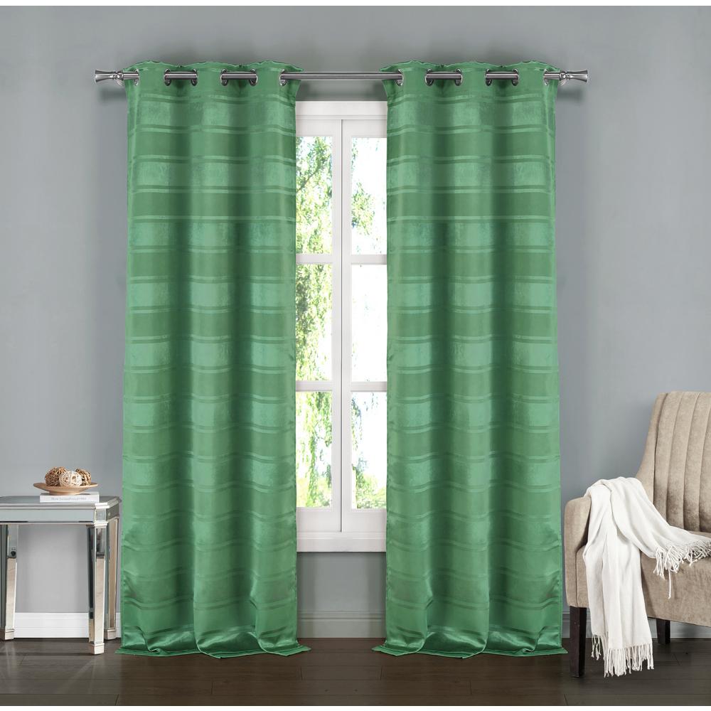 Emerald Green Blackout Curtains Curtains Drapes The Home Depot